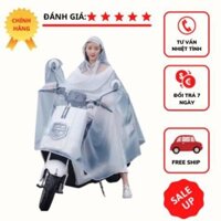Áo Mưa Trong Suốt Hàn Quốc Măng Tô Cao Cấp Một Đầu Có Nón Cực Tiện Lợi Siêu Bền Bỉ |