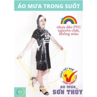 Áo mưa trong suốt Sơn Thủy - áo mưa choàng cánh rơi