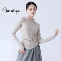 Áo múa Trung Quốc, múa cổ trang cổ tàu đính ngọc tay dài và tay ngắn