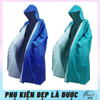 Áo mưa vải dù khóa kéo tổ ông, chống thấm nước tốt, áo mưa dây kéo tổ ông, áo mưa măng tô
