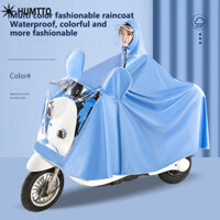 Áo mưa xe đạp điện HUMTTO, áo mưa lớn, đôi, dài dành cho người lớn, nam và nữ