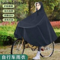 Áo Mưa Xe Đạp Poncho Đơn Nam Nữ Người Lớn Cực Dày Lớn Vành Chia Sẻ Xe Đạp Sinh Viên Đi Xe Đạp Áo Mưa