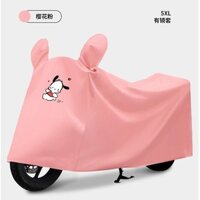 Áo mưa xe máy bền, áo mưa tích hợp che nắng cho xe điện, vải che nắng dày toàn bộ