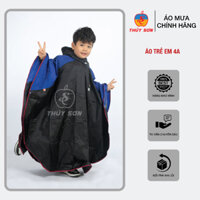 Áo mưa xì tin mã 4AThuỷ Sơn - Vải nilon tráng nhựa PVC vân quả bóng Mã 4A