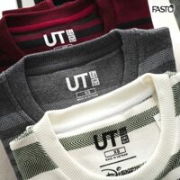 (Áo nam dài tay) Áo nỉ Sweater sọc Hàn Quốc - Thời trang nam FASTO