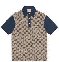 Áo Nam Gucci Maxi GG 'Beige Blue'