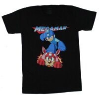 Áo nam Mega Man - Megaman & Rush Under Logo