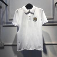 Áo Nam Ngăn Tay Cổ Bẻ Chất cá sấu Họa Tiết King tiger