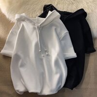 Áo nam Ngắn Tay Có Mũ Trùm Đầu Phong Cách Đơn Giản Mùa Hè Size S-3Xl Có 3 Kiểu