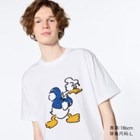 Áo nam nữ cổ tròn ngắn tay "làm sạch đồng hồ" Donald Duck In hình 466955