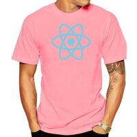 Áo nam ReactJS React.js Logo chính thức JavaScript Khung Áo Unisex Áo thun in hình áo thun tees hàng đầu