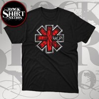 Áo nam Red Hot Chili Peppers Logo Rock Shirt Nation Rap Heavy Metal Band Áo thun