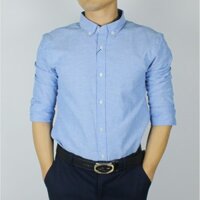 ÁO NAM SƠ MI CÔNG SỞ MÀU XANH NƯỚC BIỂN