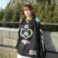 Áo nam, xu hướng đường phố Mỹ, thời trang, thiết kế thích hợp, in hình cá nhân, áo thun dài tay dáng rộng