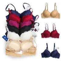 Áo nâng ngực Boya mút dày 5cm siêu dẩy phối ren , Áo ngực BoYa ren mút dày siêu đẩy,siêu nâng tạo khe, - A8036A,Da