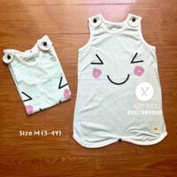 Áo ngủ cotton giấy xuất Hàn The Roo