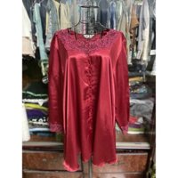Áo ngủ phi bóng thêu nữ Big Size