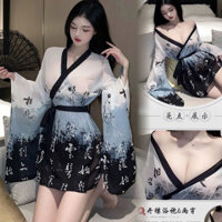 Áo ngủ sexy phong cách Nhật Bản Pure Desire, ren tinh tế, áo ngủ nữ sexy, bộ đồ ngủ phong cách cổ điển Hanfu