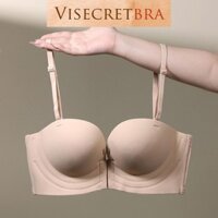 Áo Ngực Áo Lót Áo Bra Nữ Cài Trước Su Đúc Mút Mỏng Nâng Ngực Không Gọng Không Đường May Mềm Mại -- 241191