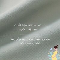 Áo Ngực Bà Bầu, Áo Lót Cho Con Bú, Sau Sinh Chống Chảy Xệ, Nâng Ngực, Không Gọng Ren Phối SU 221 Cao Cấp Baby Same's AM