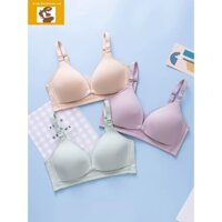 Áo Ngực Bà Bầu ,bra áo lót cho con bú và sau sinh cotton lạnh cao cấp không gọng phối viền ren nâng đỡ chống chảy sệ mới