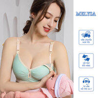 Áo Ngực Bà Bầu Cho Con Bú Melysa Không Gọng Vải Cotton Có Cúc Mở Ngang Bigsize AL2