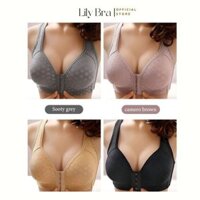 Áo ngực cài móc trước tạo khe, áo lót nâng ngực chống xệ bản to
