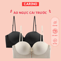 Áo Ngực Cài Trước Không Dây Mút 5CM, Áo Quây Ngực Độn To Tròn Không Lộ Viền Chất Su Chống Tuột