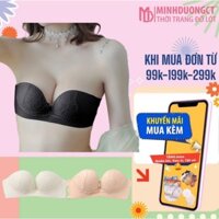 Áo Ngực Chống Tuột Dây Chéo Lưng ANR110 Mềm Mịn Nâng Đẩy Ngực Mặc Cúp Ngang, Quây,Áo Lót mặc hở Lưng phía sau [Minhduong