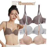 Áo ngực có gọng thái  BAQIYA Thông Hơi Không hằn viền Mã K91 su đúc đệm 2,5cm nâng đẩy tự nhiên [Minhduongct]