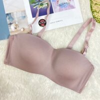 Áo ngực cup ngang Thái Lan BeeNa 2247 vải mềm big size, có gọng, quả cup B, C, chống xệ - Xám - 34