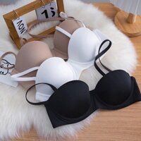 Áo Ngực cup Ngang Xuất Âu _ Đồ Lót Nội Y Cao Cấp ÁO LÓT TRƠN Nâng Ngực Tạo Khe SEXY mút mỏng 1cm , Có gọng