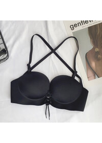 Áo ngực dây rút đúc bàn tay cao cấp - ĐEN  - 34A75A