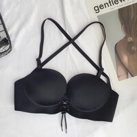 Áo ngực dây rút đúc bàn tay cao cấp - ĐEN  - 34A75A