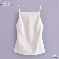 Áo ngực hở lưng BOLSA, Áo hở lưng màu trắng vô hình, mùa hè có dây đeo Áo gợi cảm cho nữ