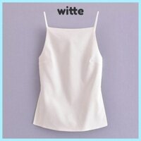 Áo ngực hở lưng WITTE, Áo hở lưng vô hình màu trắng, có dây đeo Áo gợi cảm cho nữ