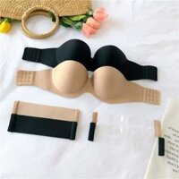 Áo Ngực Không Dây Cúp Ngang - A218 - ĐEN SIZE A V1< 84CM