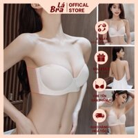 Áo ngực không dây hở lưng,áo dán nâng ngực mút vừa,áo lót có gọng đa năng cup chống tụt mặc được nhiều kiểu LABRA(MS-11)