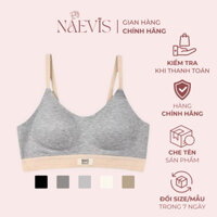Áo Ngực Không Gọng Big Dream, Vải Cotton Thấm Hút Mềm Mại, Co Giãn, Mồ Hôi Tốt, Bản Lưng To Naevis Lingerie