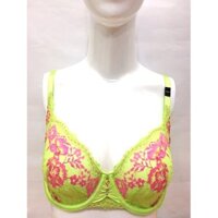 Áo ngực không mút xanh lá thêu hoa hồng Victoria's Secret 10847916 ( H11314 )