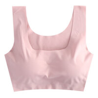 Áo ngực lưng Sleep Beauty không có gọng, thu thập, liền mạch, kích thước lớn, áo ngực thể thao yoga chống sốc