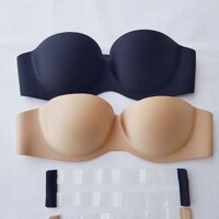Áo ngực mặc áo đầm hở lưng,chống tụt không dây cúp ngang Thái Lan - Dây áo trong,34