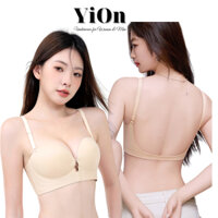 Áo ngực mặc đầm hở lưng, áo yếm cài trước gom ngực tạo khe đệm 3 cm YiOn Underwear AU14