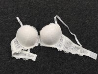 Áo ngực nữ , áo ren siêu đẩy - Trắng - A80