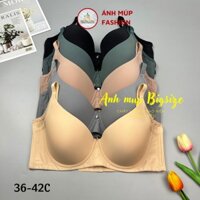 Áo ngực nữ Bigsize C565 ÁNH MÚP FASHION có gọng ,cup C,mút mỏng ,định hình ,ôm nâng ngực to,xa trễ