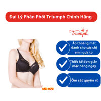 Áo ngực nữ bigsize có gọng, không đệm, lớp lót cotton - Triumph chính hãng Fashion 929 Whp (070)