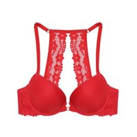 Áo ngực nữ Marguerite Paris 23041 - thương hiệu Pháp, cúp chéo màu đỏ, có gọng, siêu nâng ngực tạo khe