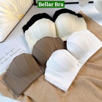 Áo Ngực Nữ Su Không Dây Vỏ Sò Cài Trước Nâng V1, Áo Lót Mềm Êm Không Gọng Tạo Khe Sexy Bellar Bra A-681