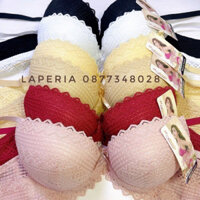 Áo ngực ren nâng ngực mút 5cm, áo độn ngực gợi cảm, áo 3 móc mềm mại êm ái  sz 38,40,42 MS2817