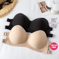 Áo Ngực Su Áo Ngực Cúp Ngang Tặng Kèm Dây Trong - Da